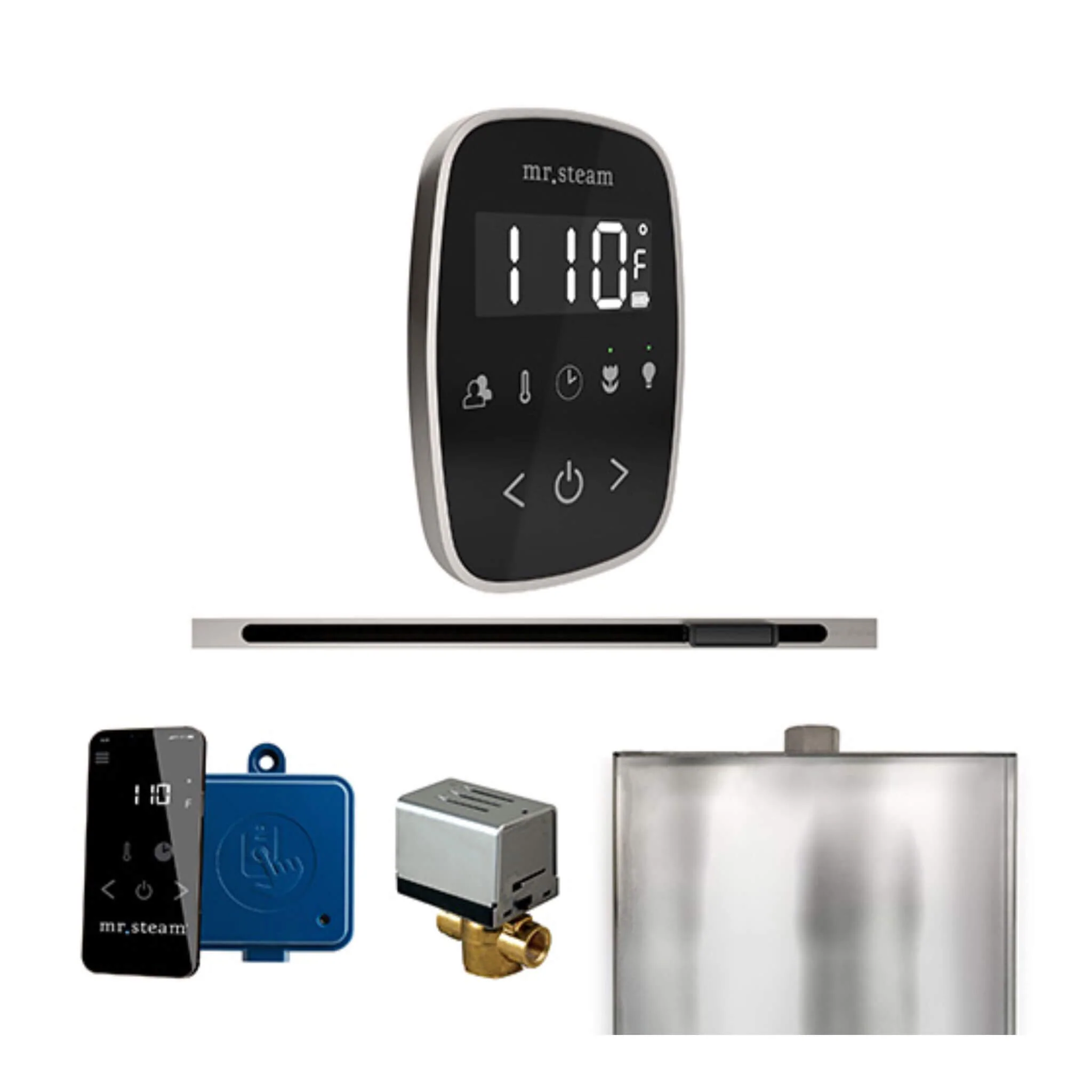 Mr.Steam ButlerFlex Steam Shower Control Package W/ TempoFlex Control & Linear SteamHead (SAK84713) - Image 7