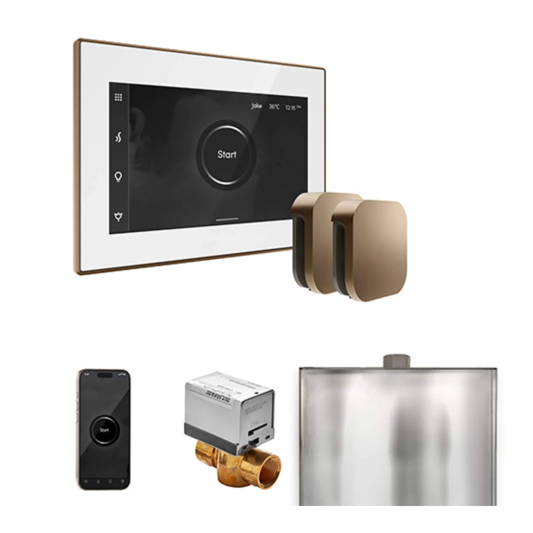 Mr.Steam XButler Steam Shower Control Package W/ iSteamX Control & Aroma SteamHeads (SAK85204) - Image 13