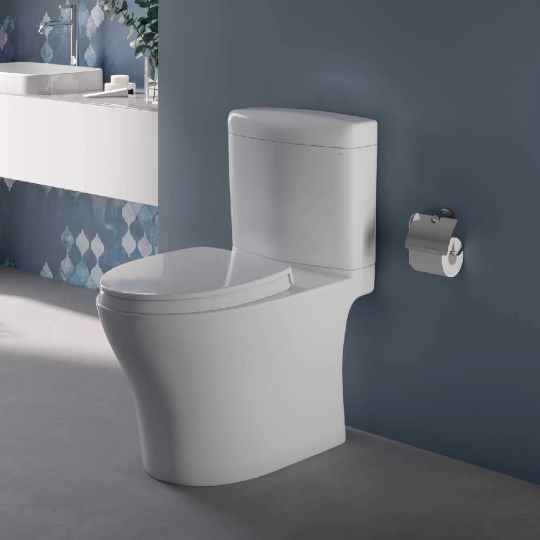 [MS436124CEMFGN#01] TOTO Aquia IV Cube Dual Flush Universal Height Toilet With Soft Close Bidet Seat (SAK57519) - Image 4