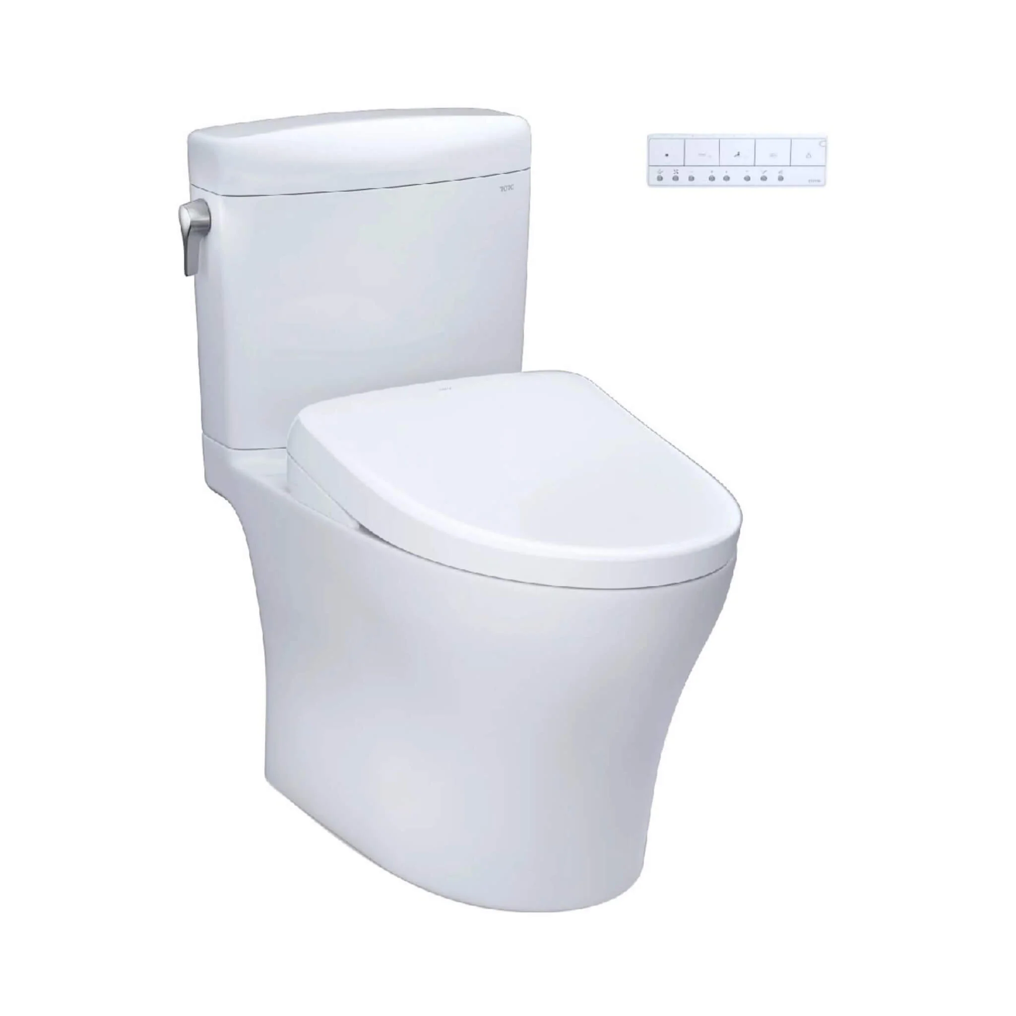 [MW4364726CEMFGN#01] TOTO Aquia IV Cube Washlet S7 With 1.28 GPF And 0.9 Elongated Bidet Toilet (SAK19352) - Image 3