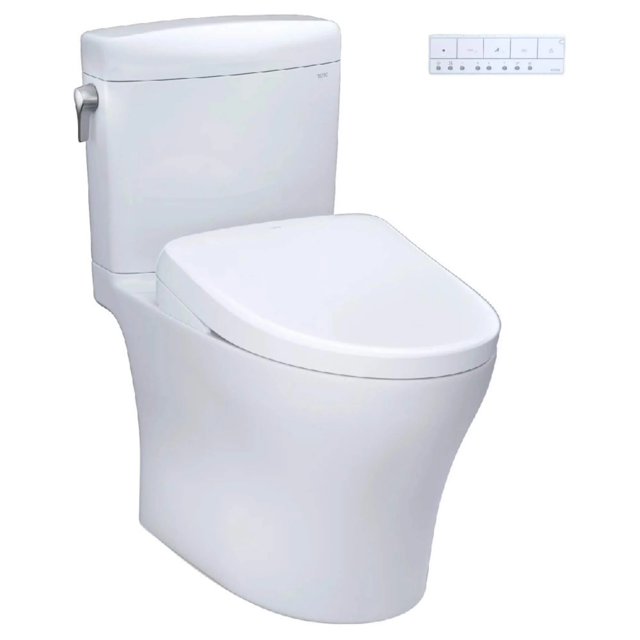[MW4364736CEMFGN#01] TOTO Aquia IV Cube 1.28 GPF And 0.9 GPF Dynamax Tornado Flush Toilet With Washlet S7A Bidet Seat (SAK74285) - Image 3