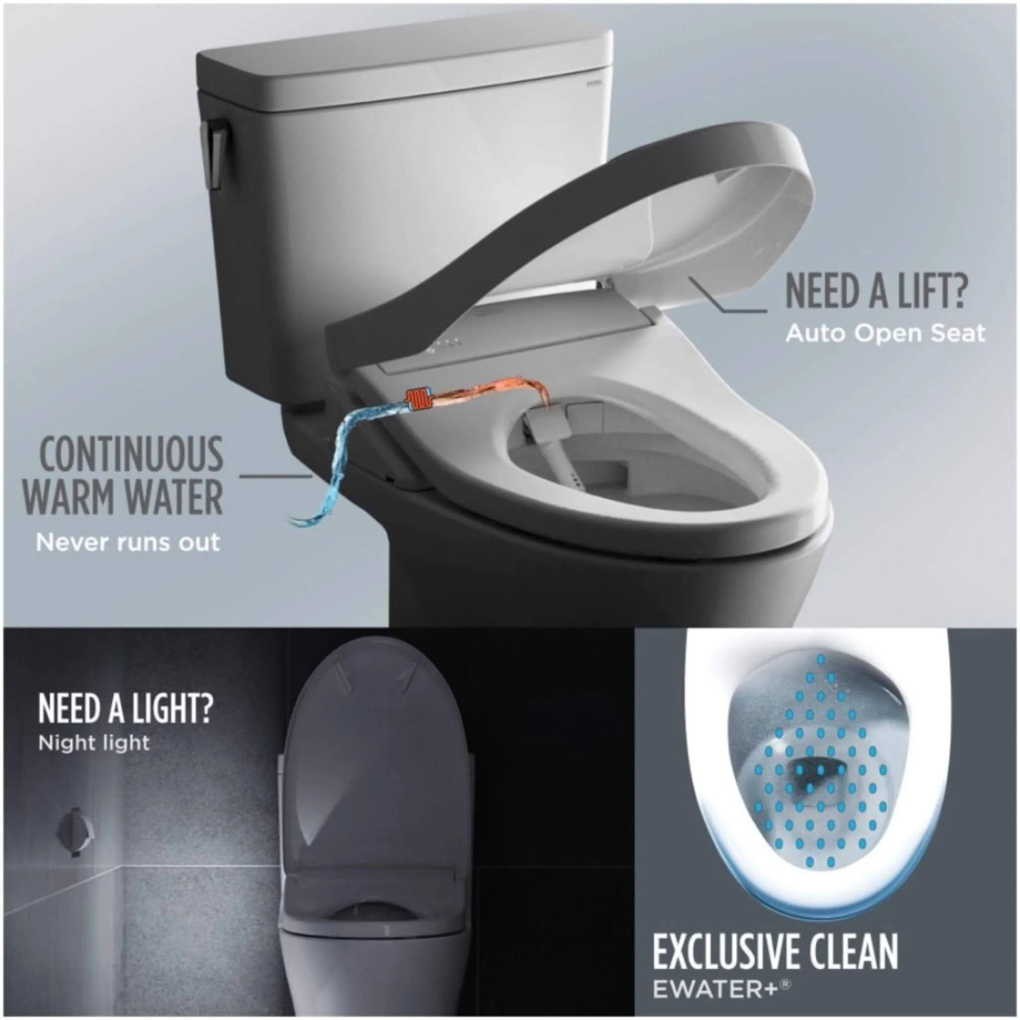 [MW4544736CEFG#01] TOTO Drake II 1.28 GPF Chair Height Toilet With S7A Tornado Flush And Night Light (SAK78957) - Image 11