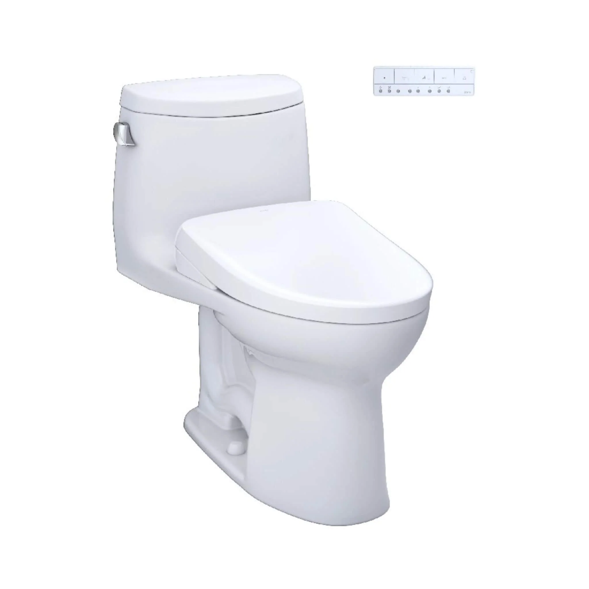 [MW6044726CEFG#01] TOTO Ultramax II 1.28 GPF One Piece Elongated Chair Height With Washlet S7 Bidet Seat Soft Close (SAK15913) - Image 3