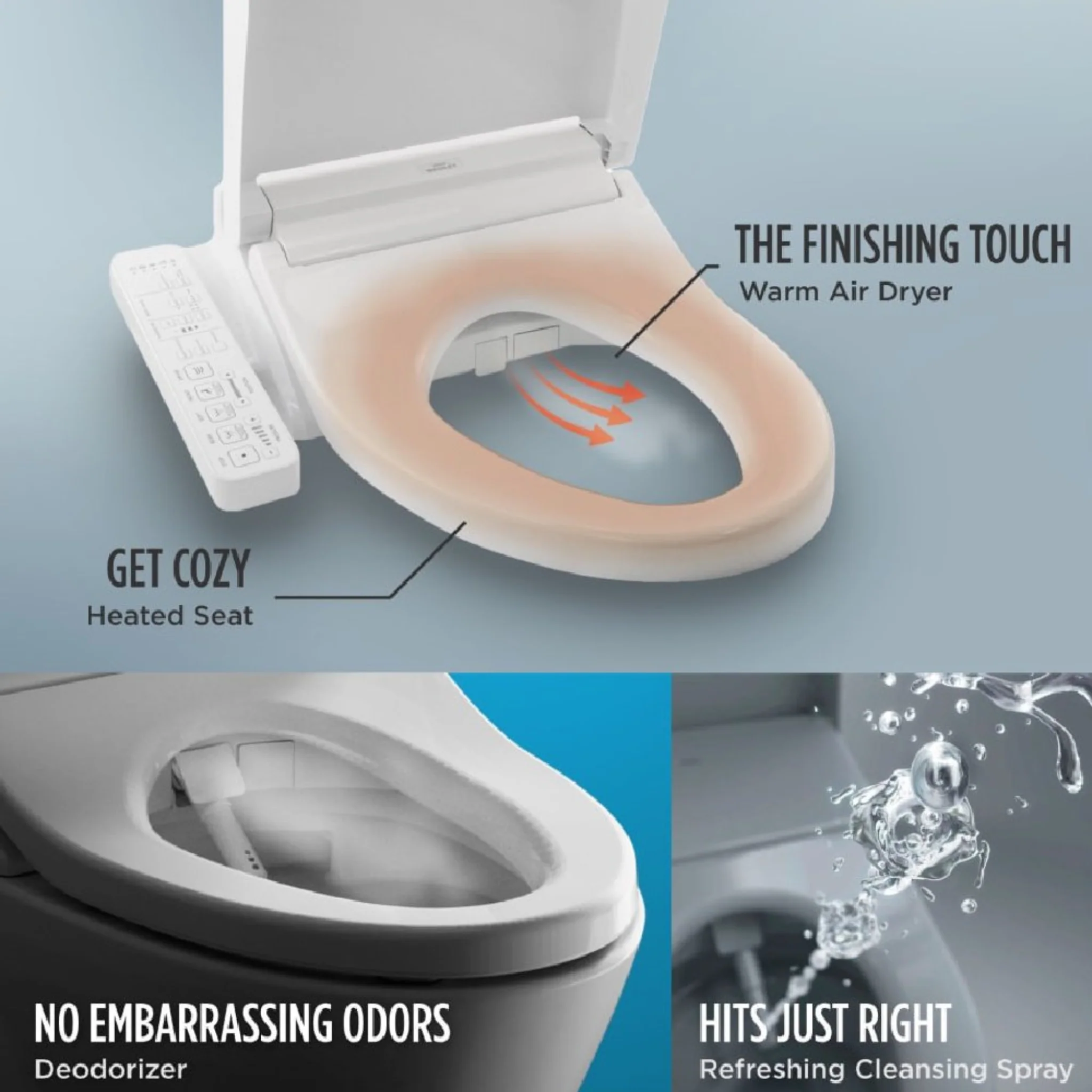 [MW7763074CSG#01] TOTO Drake 1.6 GPF And Washlet C2 With Left Hand Lever Elongated Bidet Toilet (SAK36982) - Image 10