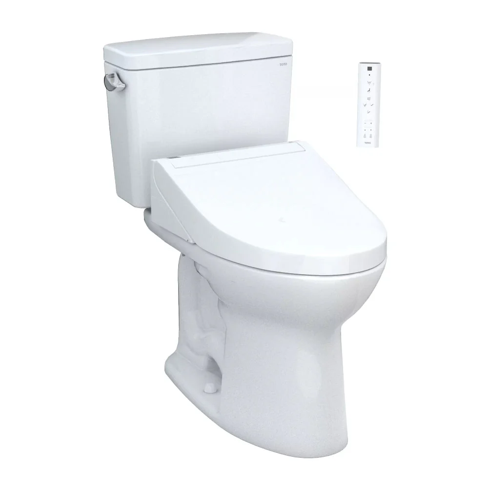 [MW7763084CEG#01] TOTO Drake 1.28 GPF Washlet Elongated Toilet With C5 Bidet Seat (SAK74362) - Image 3
