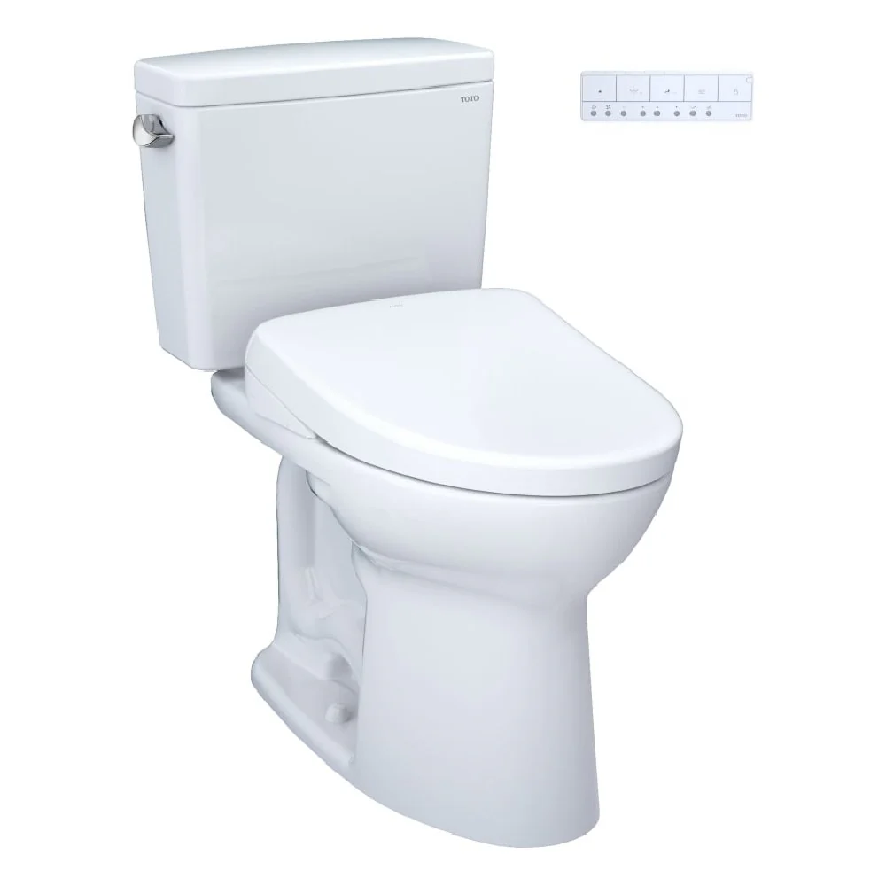 [MW7764736CSFG.10#01] TOTO Drake 1.6 GPF Elongated Chair Height Toilet With Washlet S7A And 10" Rough In (SAK78513) - Image 3