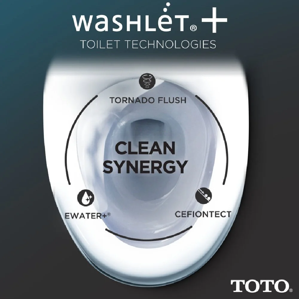 [MW7764736CSFGA.10#01] TOTO Drake 1.6 GPF Universal Height Toilet With Washlet S7A Auto Open Bidet Seat (SAK52849) - Image 8