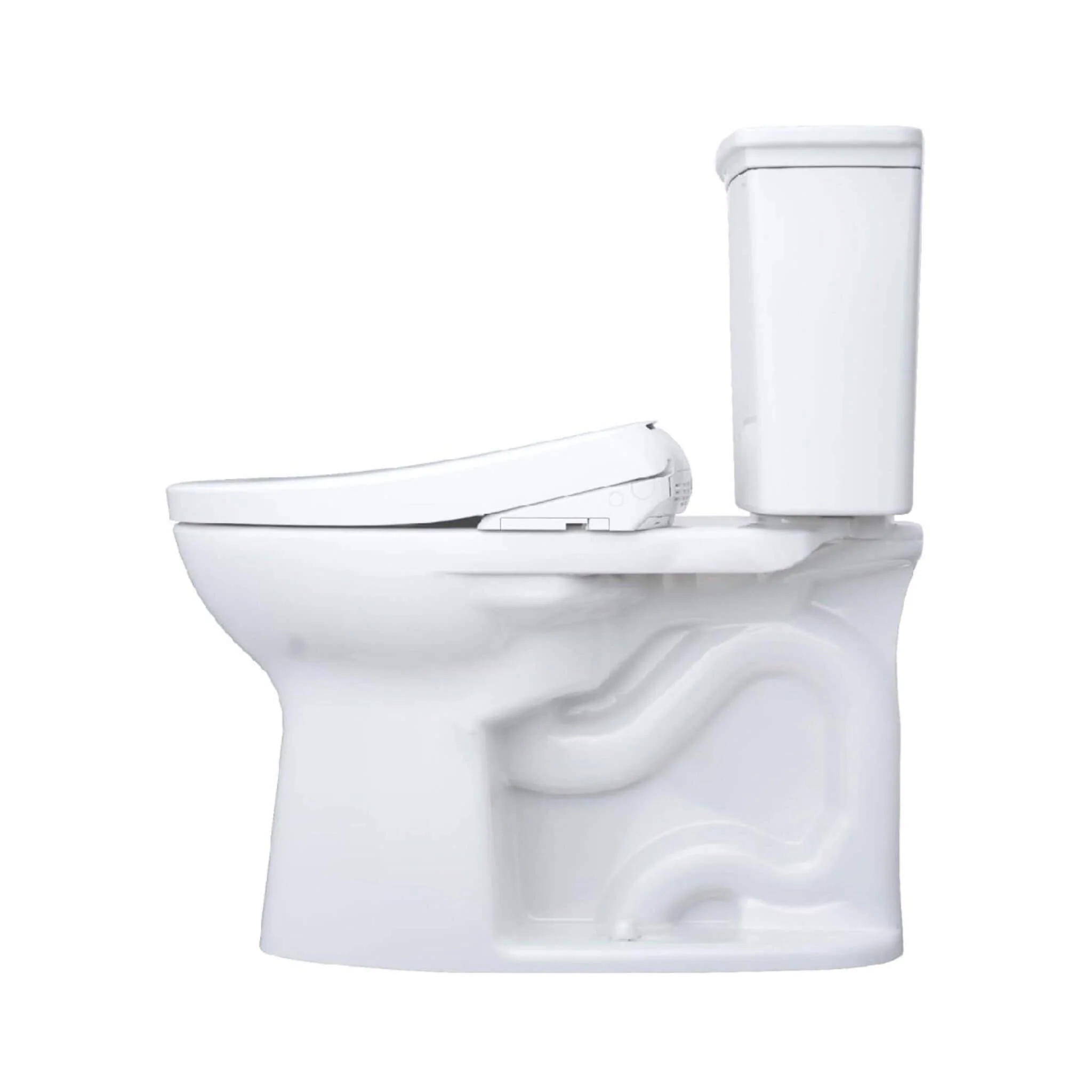 [MW7864726CEFG#01] TOTO Drake 1.28 GPF Elongated Chair Height Toilet Seat With Transitional Washlet S7 (SAK18215) - Image 21