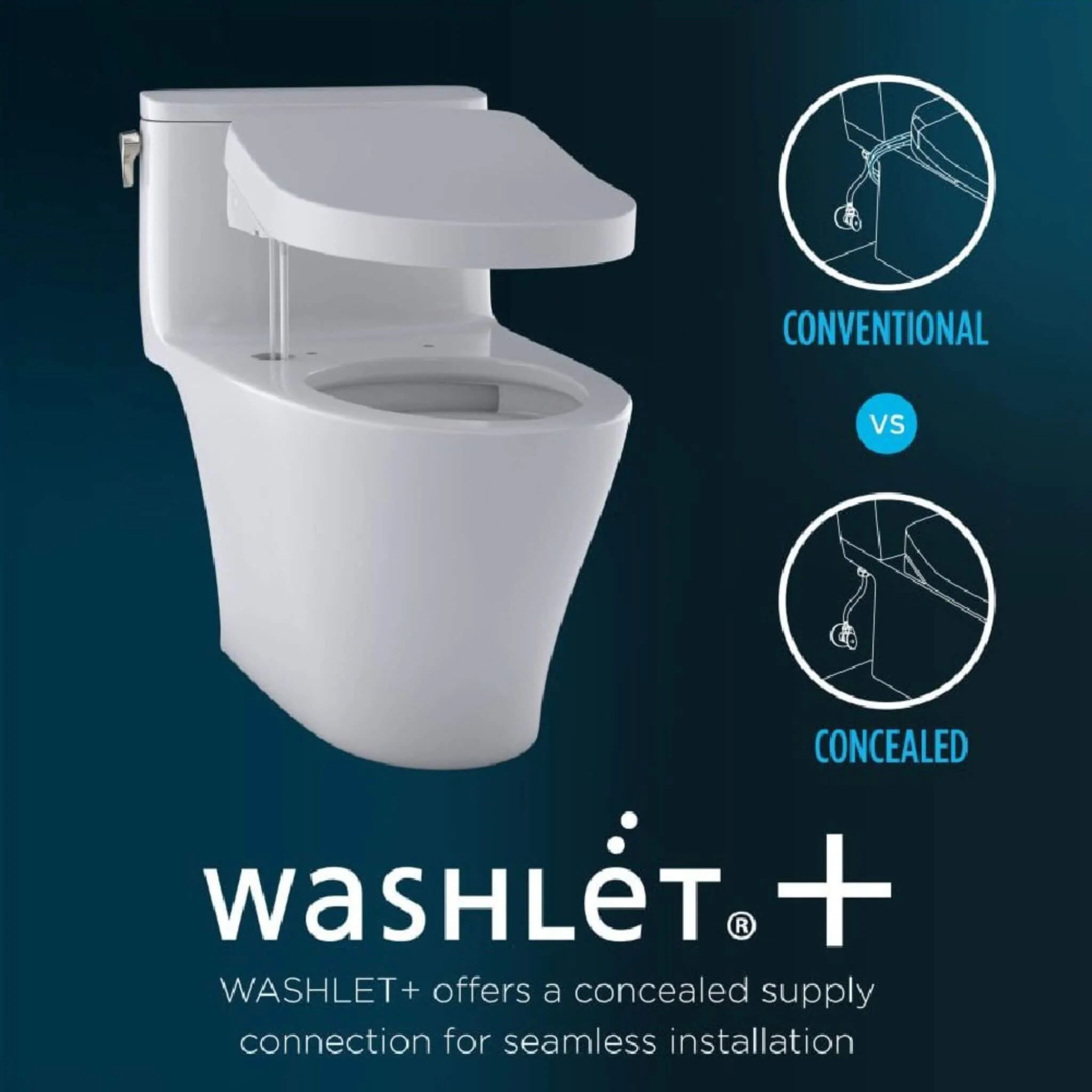 [MW7864736CEFG#01] TOTO Drake 1.28 GPF Elongated Chair Height Toilet Seat With Transitional Washlet S7A (SAK78915) - Image 10