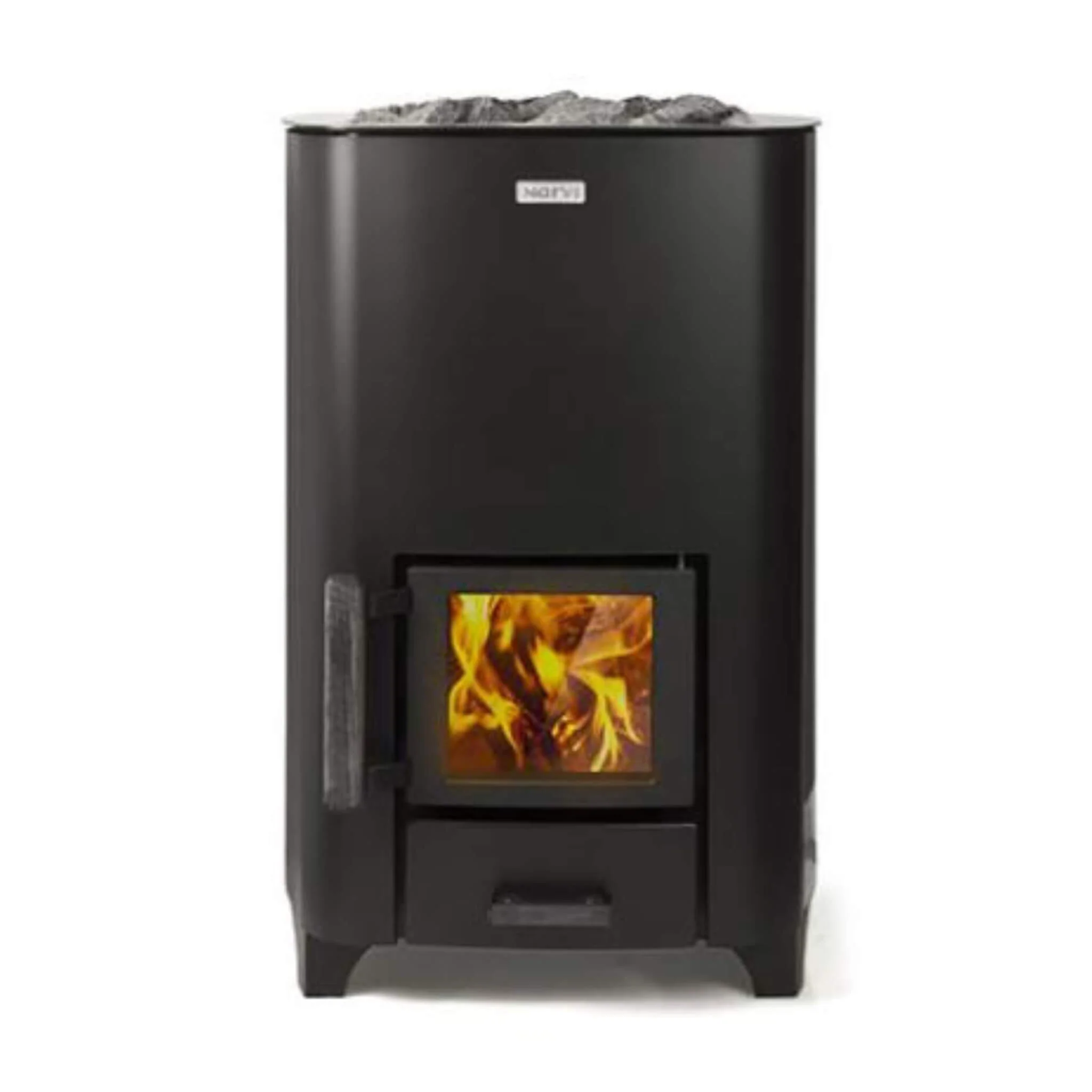 Narvi NC Black Wood-Burning Sauna Stove With Stones (SAK45812) - Image 3