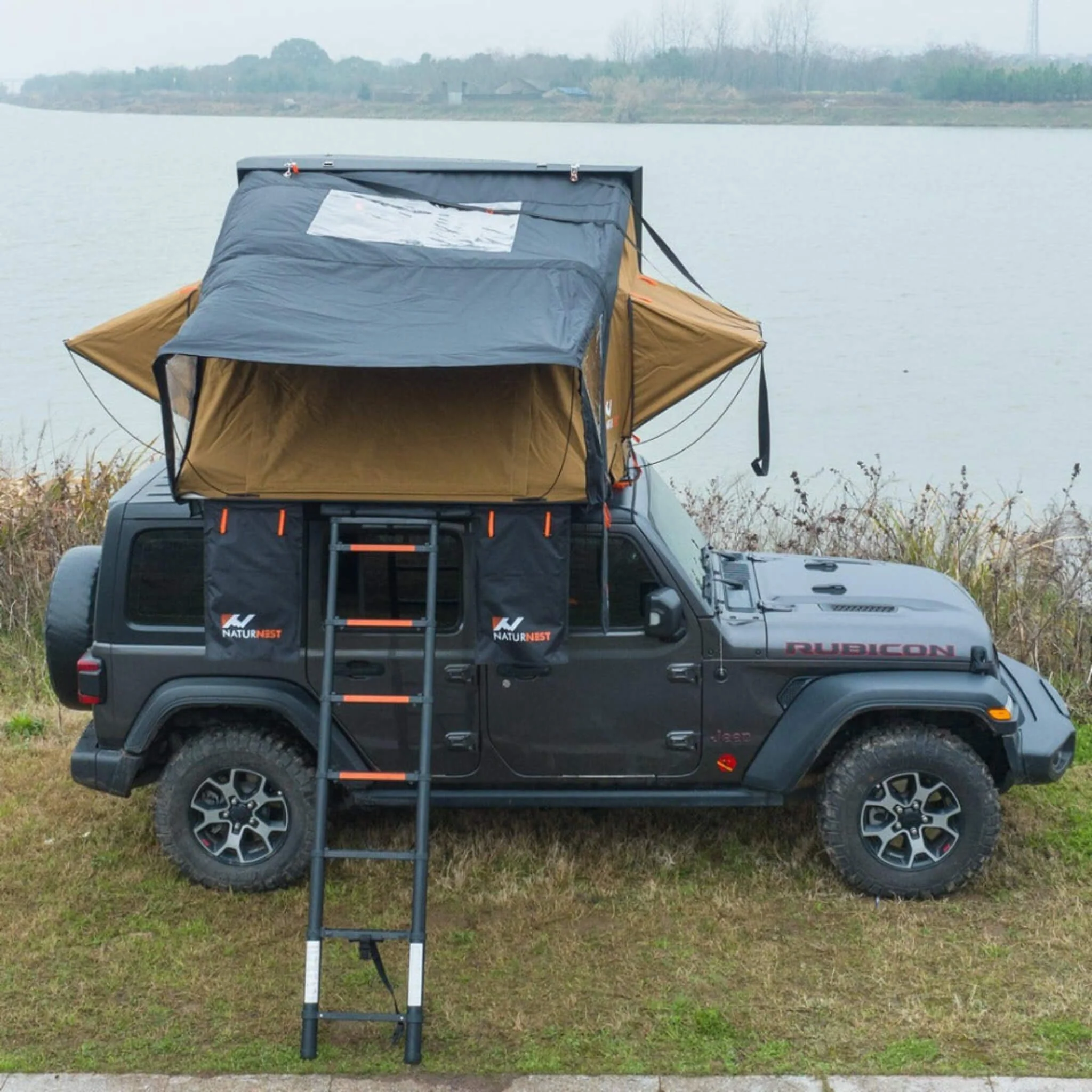 Naturnest Sirius 2 Premium 2XL 3-Person Clamshell Rooftop Tent (SAK91382) - Image 14