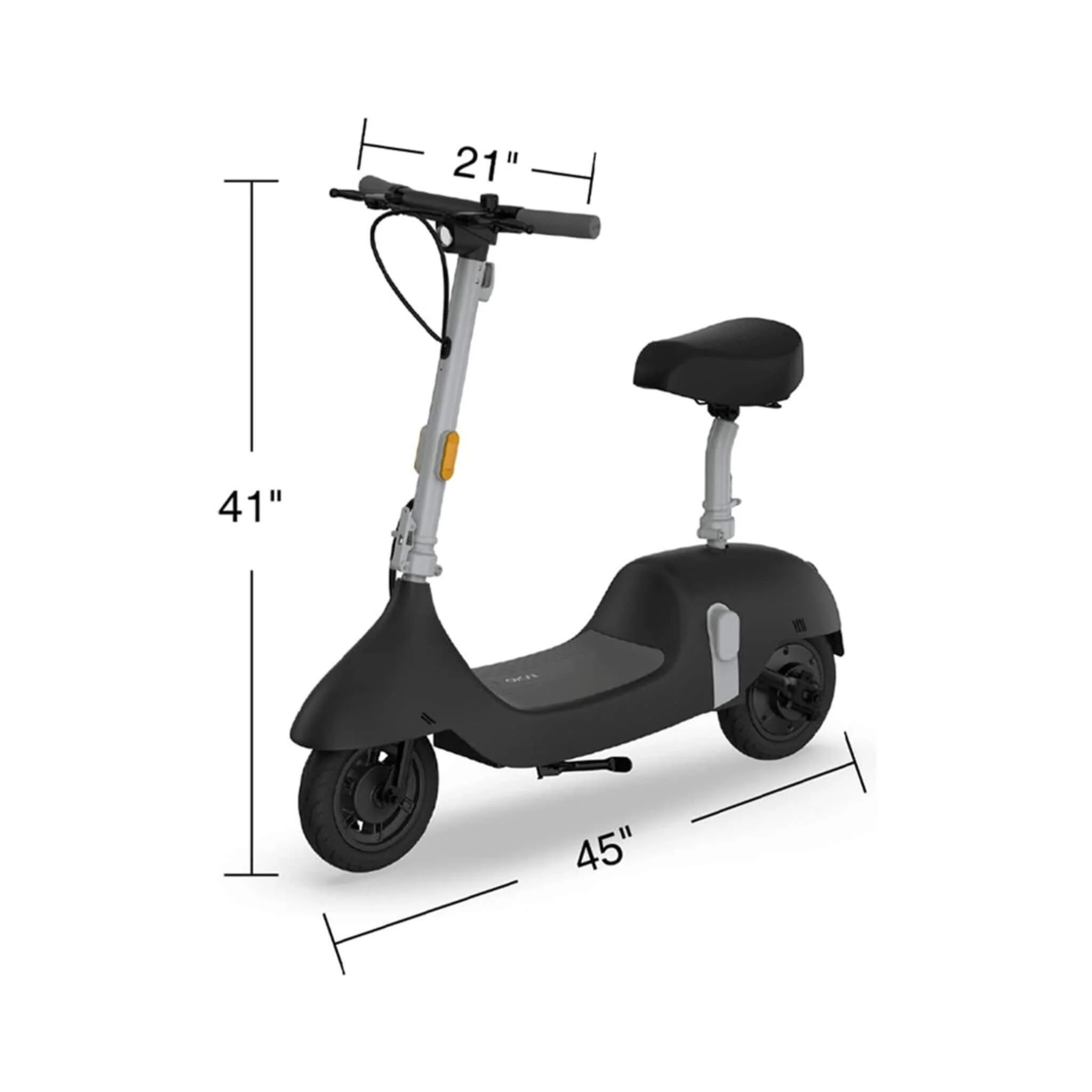 Okai Beetle Pro EA10C 900W 48V/10.4AH Small Foldable Electric Scooter With Seat, Black (SAK72536) - Image 9