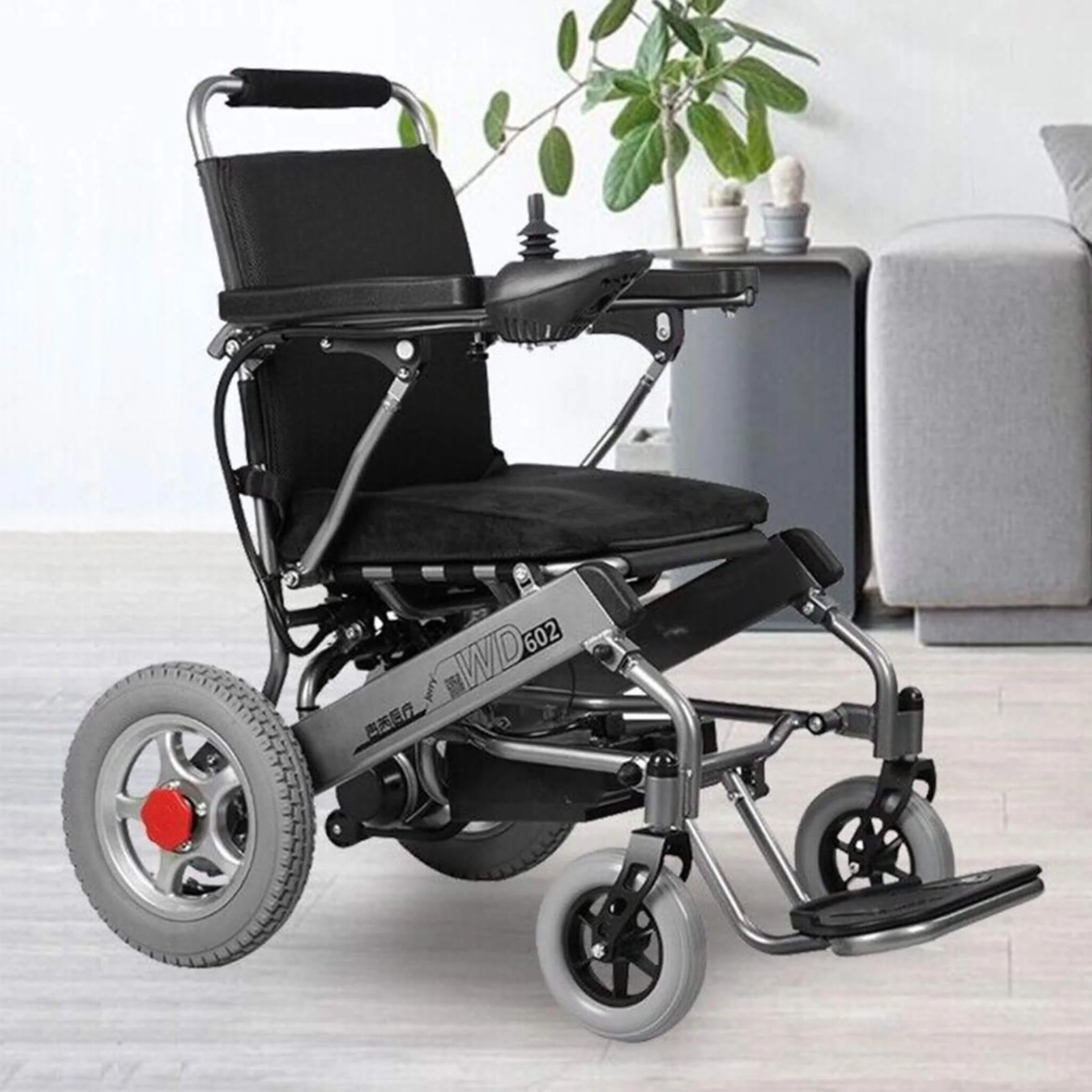 PCMOS WD602 17.5-Inch Heavy-Duty Electric Motorized Lightweight Wheelchair, 250LBS (SAK56491) - Image 4