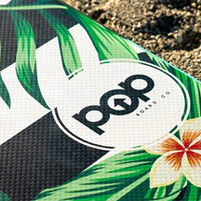 Pop Board Co. Inflatable Board 10'6 Royal Hawaiian Mint/Black (93548622) - Image 9