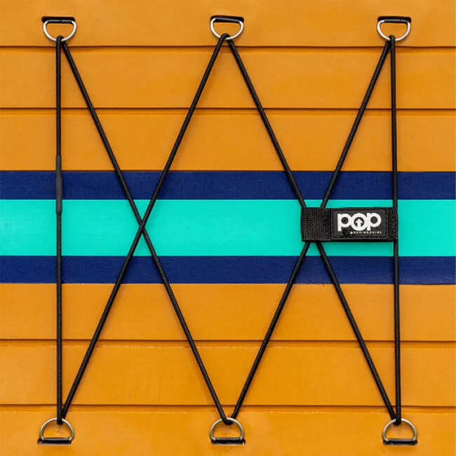 Pop Board Co. Inflatable Paddle Board 11'0 Yacht Hopper Teak/Blue/Mint (94875656) - Image 13