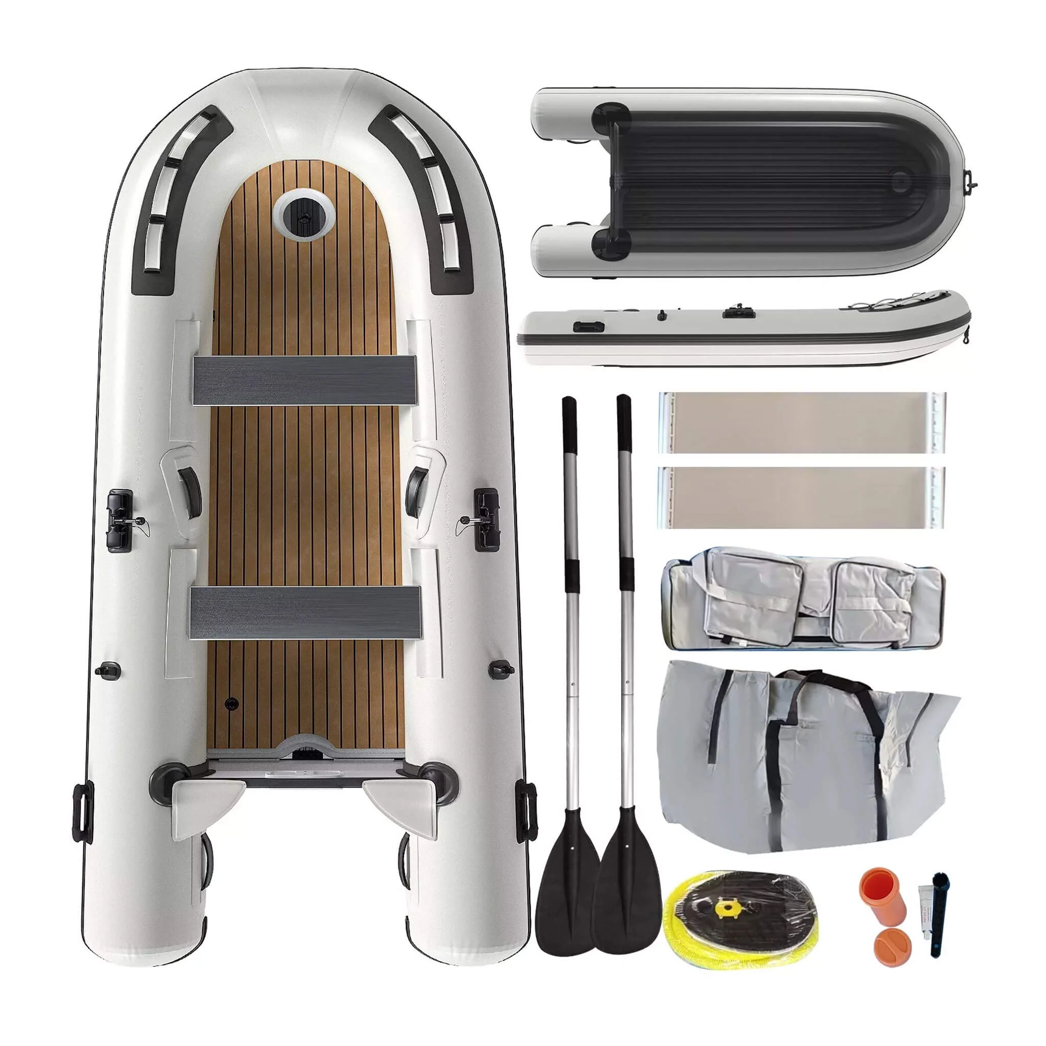 Portable Inflatable Dinghy Boat Kit With Accessories (SAK93784) - Image 4