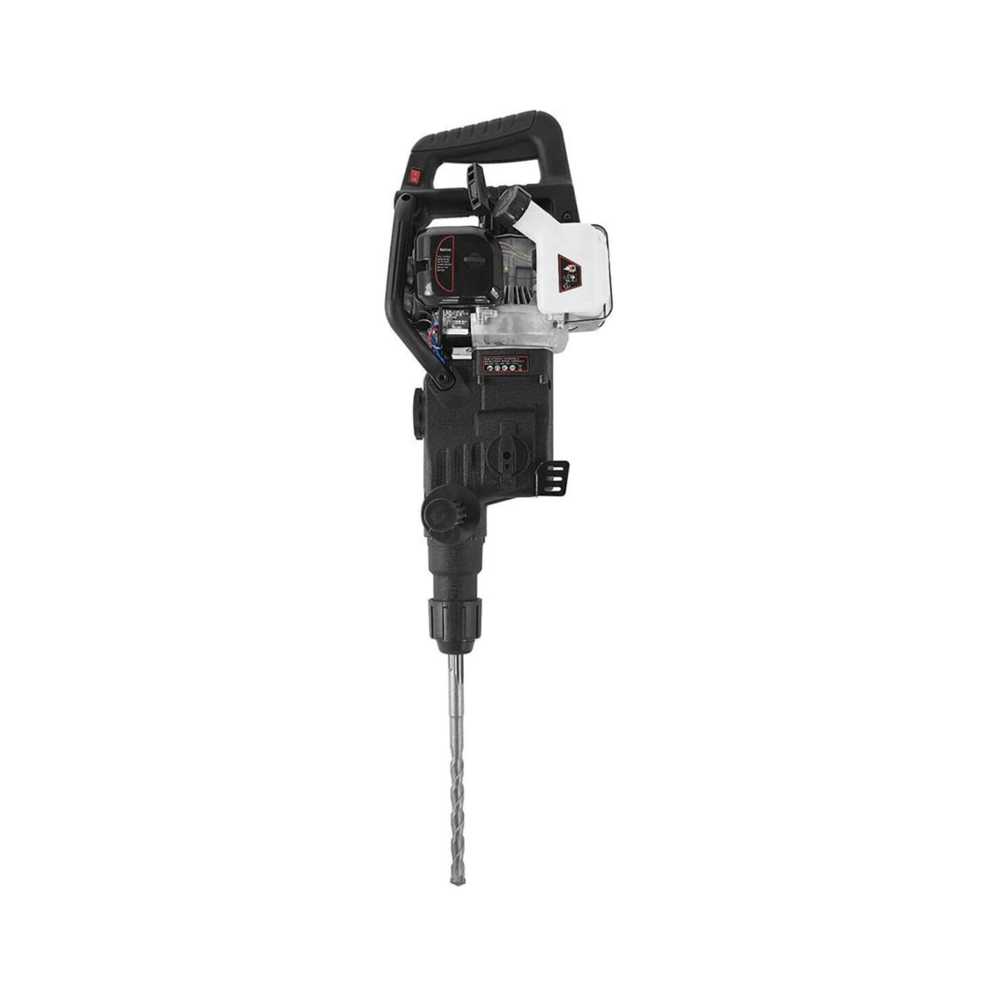 Heavy-Duty Gasoline Powered Demolition Jack Hammer Drill W/ Point, Flat & Chisel Bits (SAK16492) - Image 3