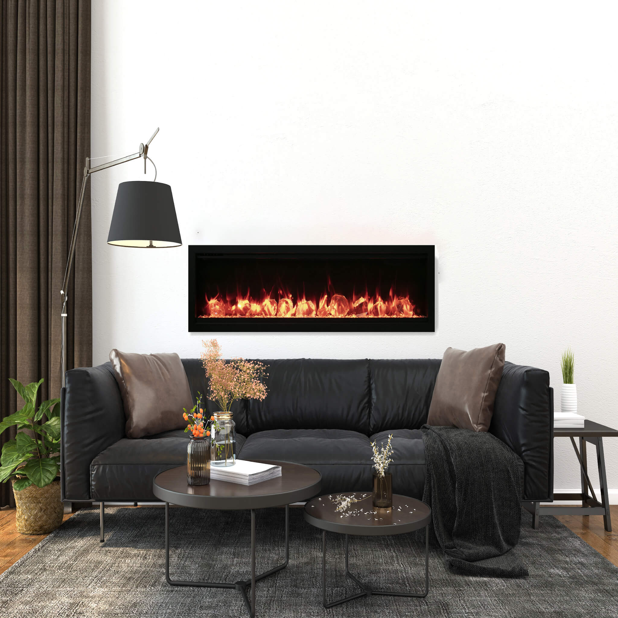 Remii Extra Slim Electric Fireplace [1027-35/45/65-XS] (SAK25687) - Image 6