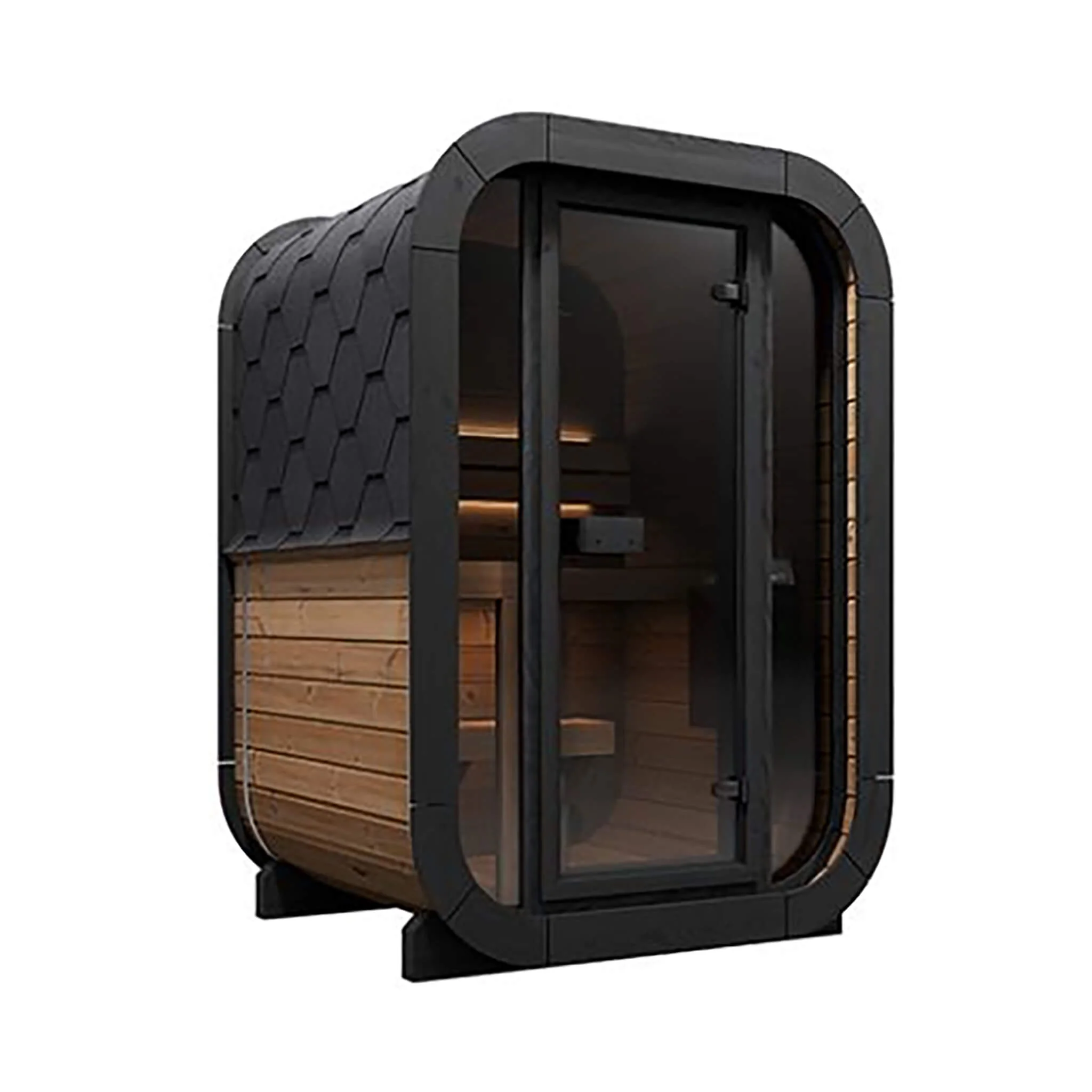 SaunaLife Model CL3G Cube-Series Outdoor 2-Person Home Sauna Kit [SL-MODELCL3G] (SAK23721) - Image 8
