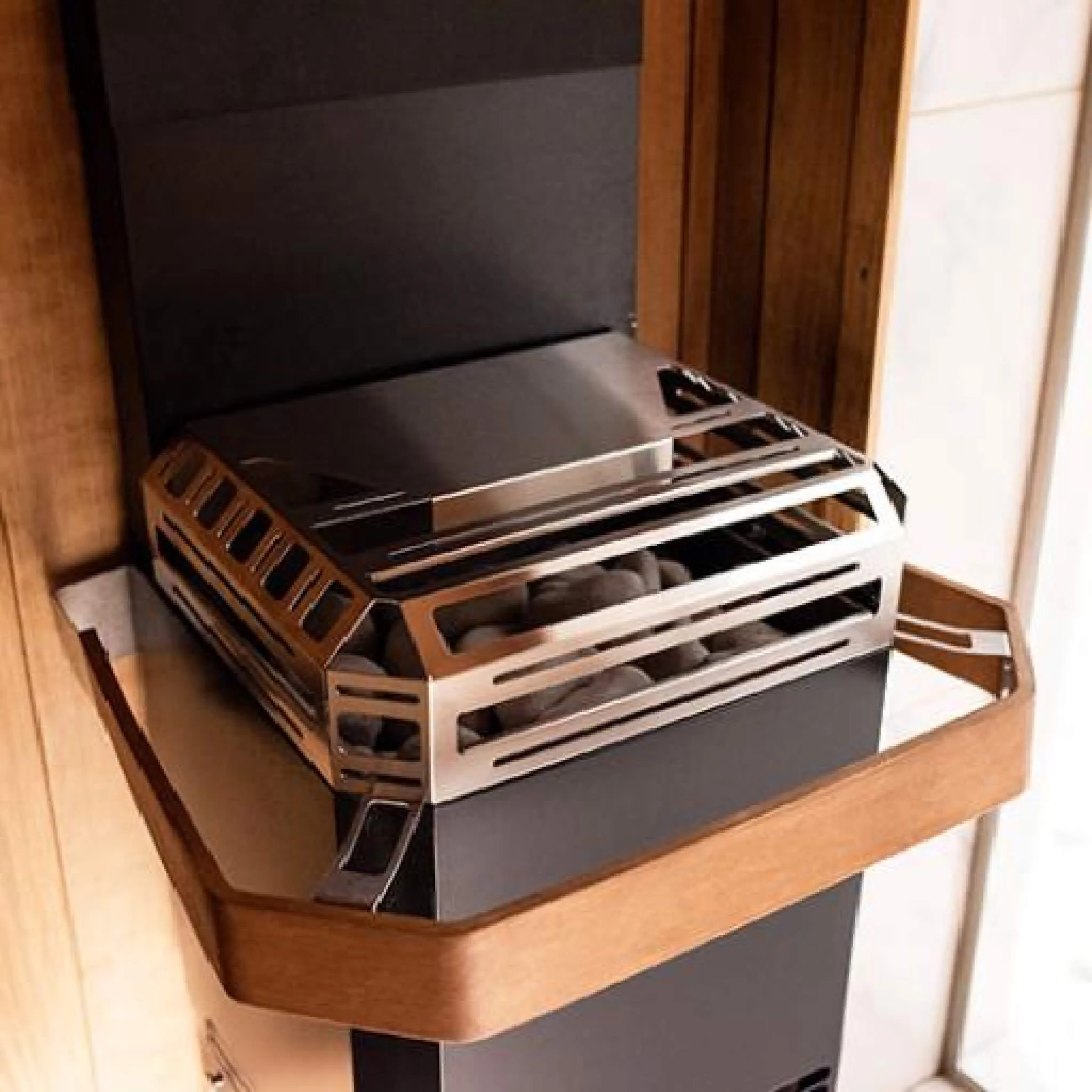 Saunum Air L Series Sauna Heater With Climate Equalizer, AirIQ Wi-Fi Control & Stones (SAK95263) - Image 8