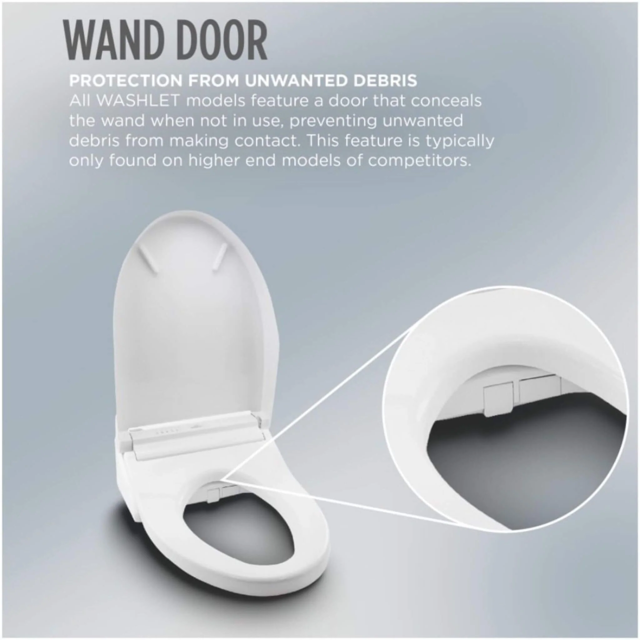 [SW4726] TOTO S7 Washlet Elongated Bidet Toilet Seat With EWater & Manual Classic/Contemporary Lid (SAK54821) - Image 5