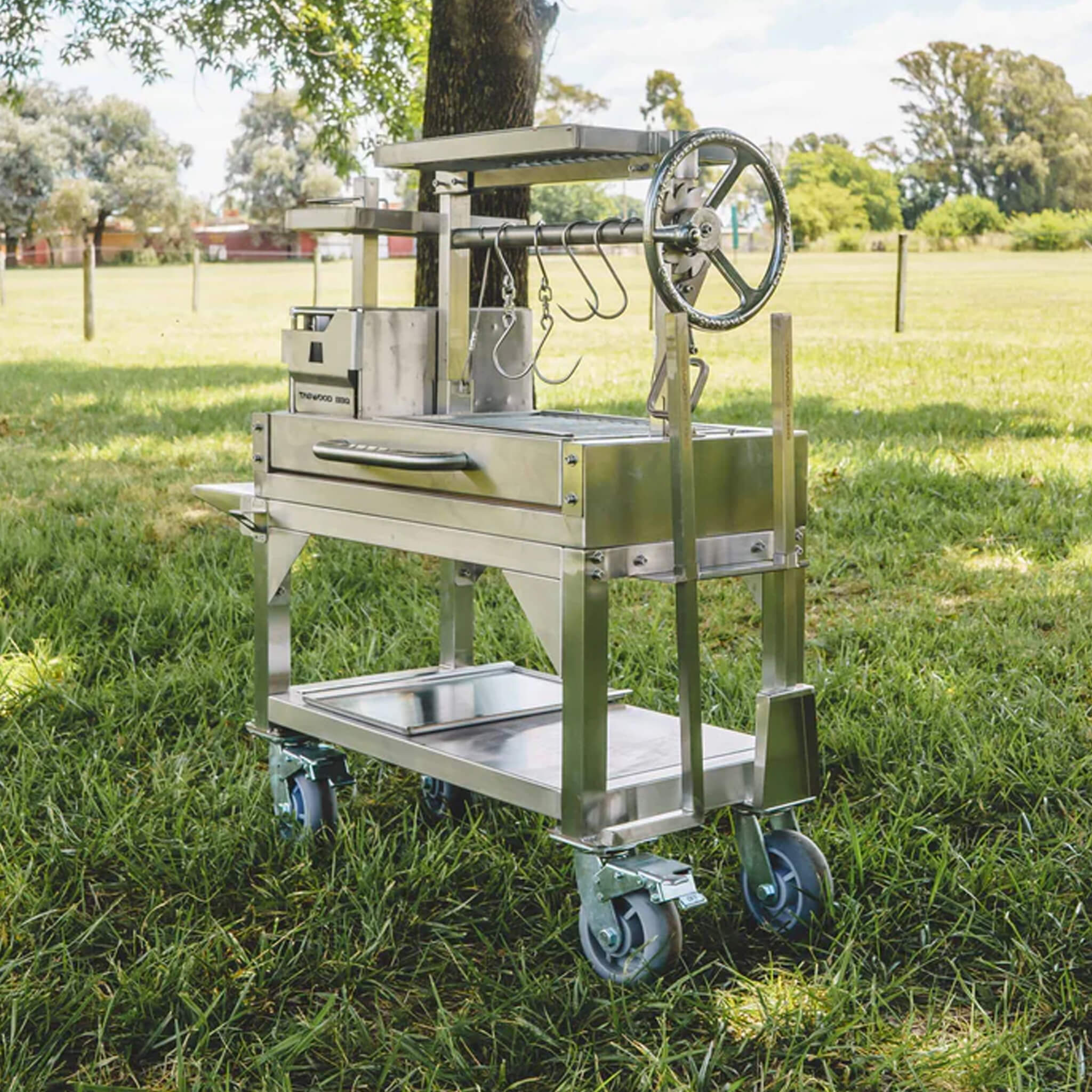 Tagwood BBQ Argentine Santa Maria Wood Fire And Charcoal Gaucho Grill [BBQ03SS MINI] (SAK35620) - Image 3