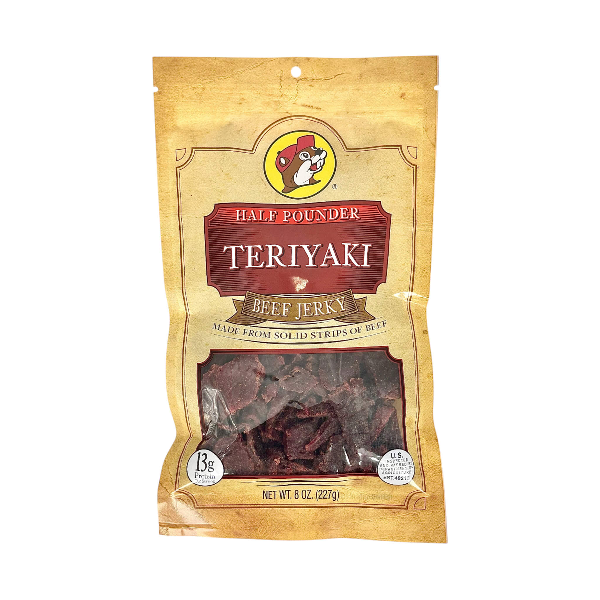 Buc-ee's Premium Teriyaki Beef Jerky - Made From Solid Strips Of Beef (SAK53710) - Image 6