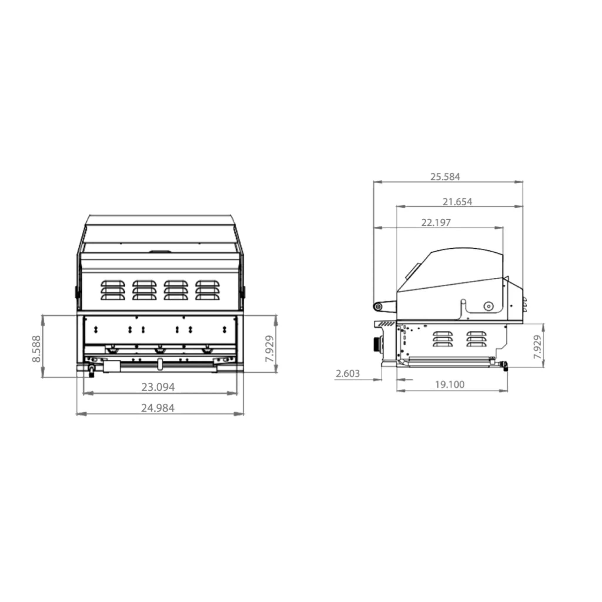 TrueFlame E-Series Stainless Steel Gas Freestanding Grill With Cart [TFE25/32] (SAK96473) - Image 6